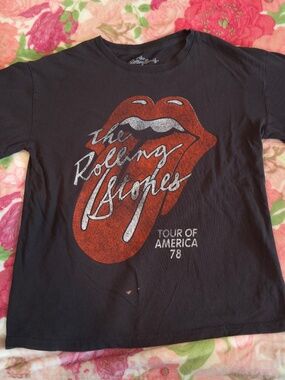 The Rolling Stones Tour of America 78 Vintage Band Tee | Black | Small